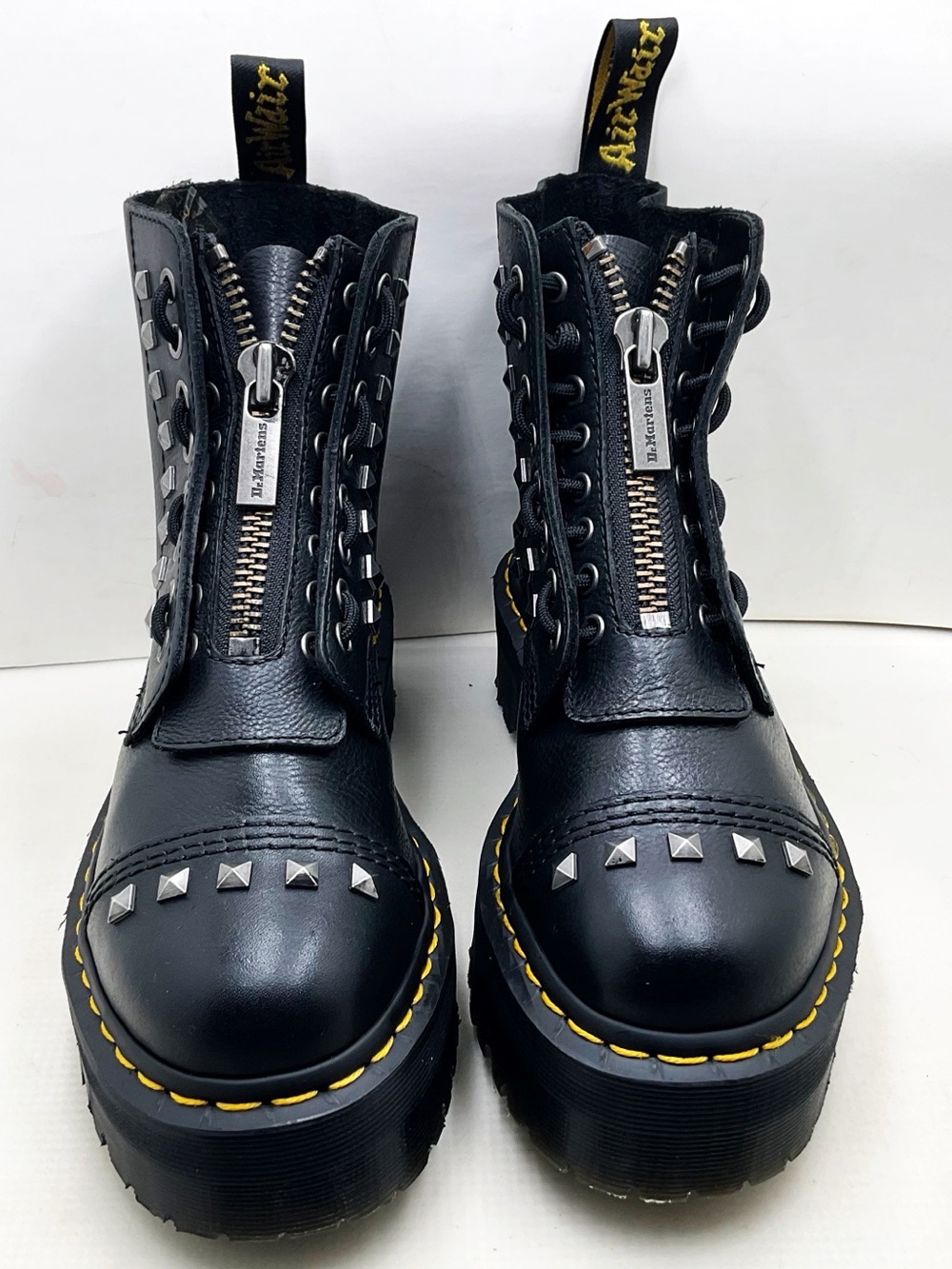 {Dr. Martens} Sinclair Studded Zip Combat Boots - Picture 13 of 16
